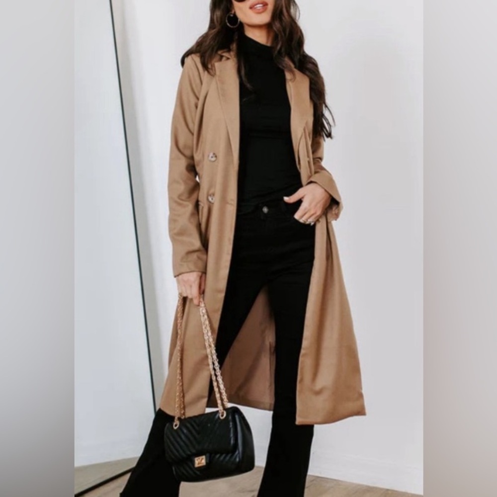 Vici Tan Trench Coat
